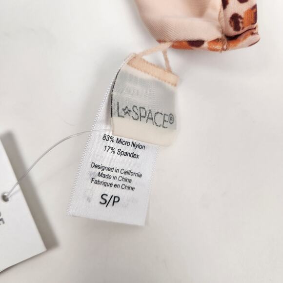 L*Space Brittany Triangle Bikini Top in Wild Bunch Orange Size Small NWT - Picture 6 of 6